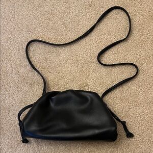leather cloud style crossbody bag